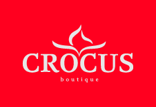 Логотип бутика одежды и аксессуаров первых линий брендов «Crocus®» 