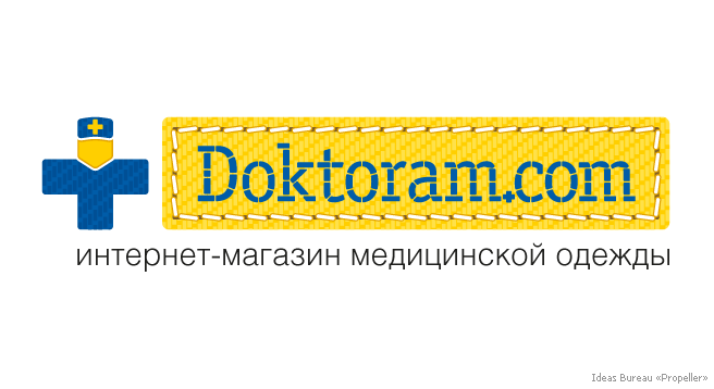 Логотип интернет-магазина медицинской одежды Doktoram.com
